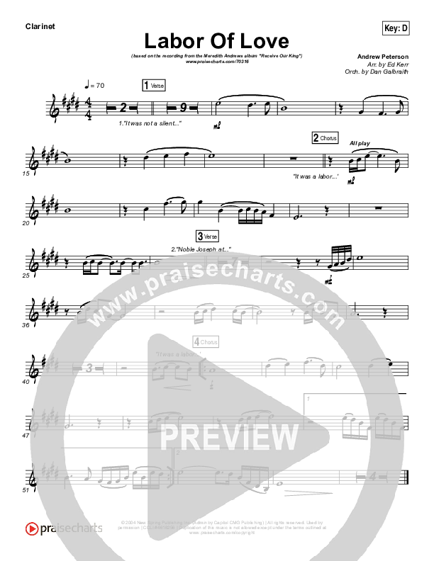 Labor Of Love Wind Pack (Meredith Andrews)