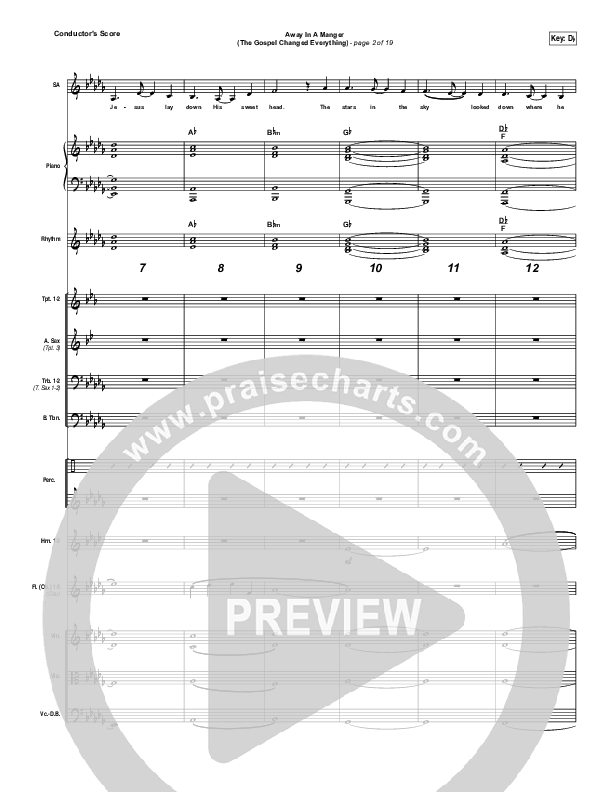 Away In A Manger (The Gospel Changes Everything) Orchestration (Meredith Andrews / Maverick Sooter)