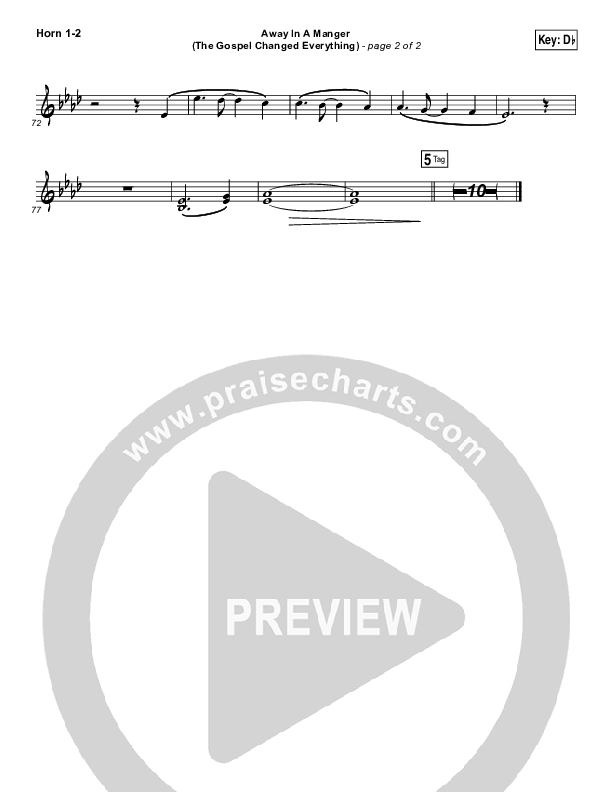 Away In A Manger (The Gospel Changes Everything) Brass Pack (Meredith Andrews / Maverick Sooter)