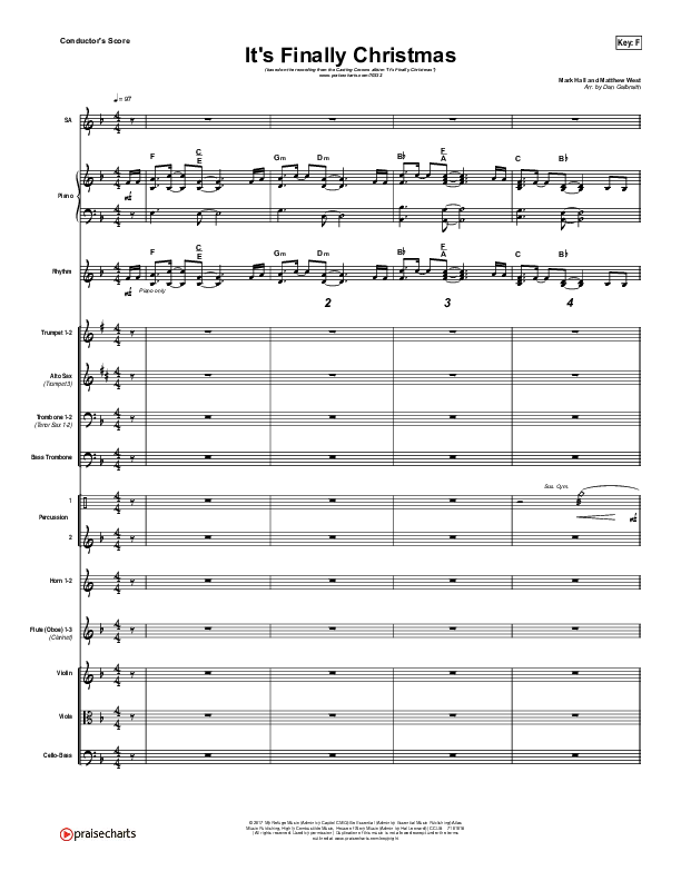 It's Finally Christmas Orchestration (Casting Crowns)