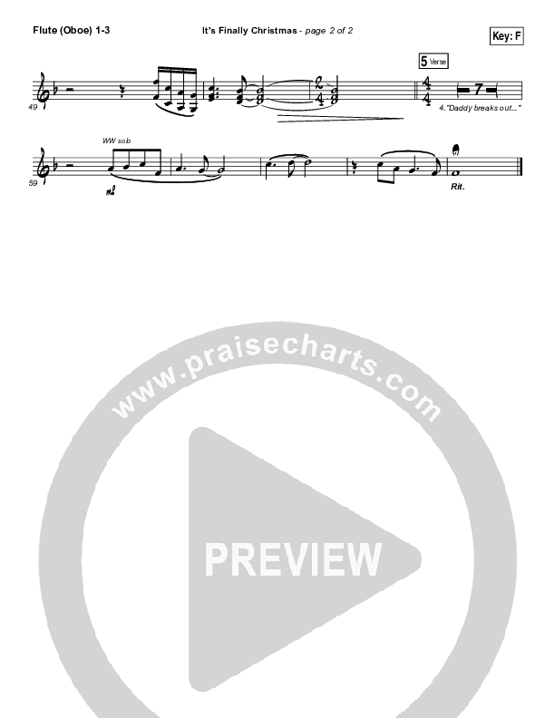 It's Finally Christmas Wind Pack (Casting Crowns)