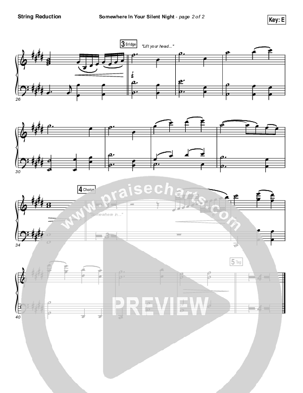 Somewhere In Your Silent Night Synth Strings (Casting Crowns)