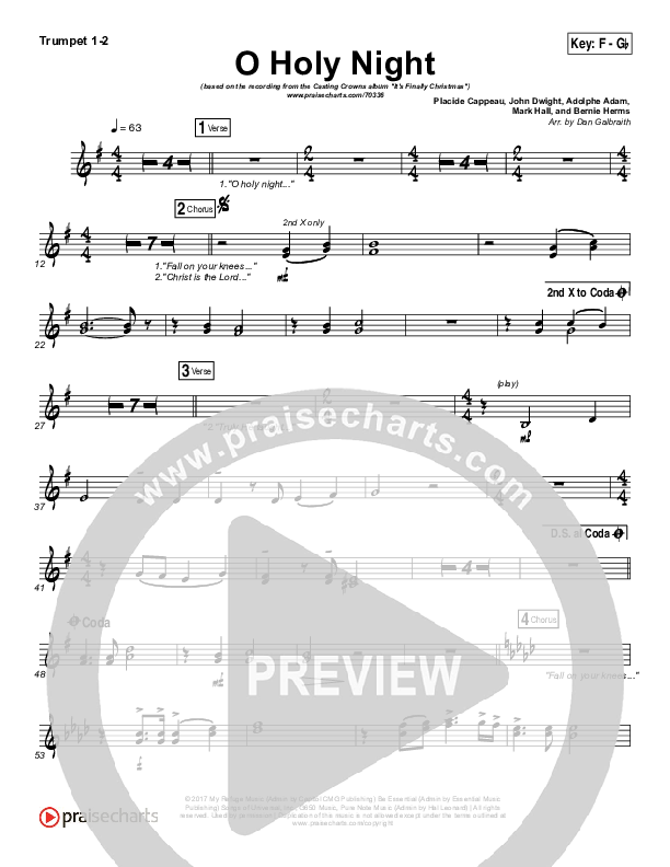 O Holy Night Brass Pack (Casting Crowns)