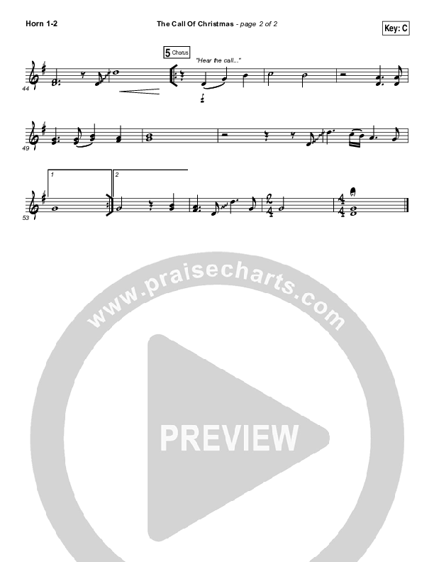 The Call Of Christmas Brass Pack (Zach Williams)