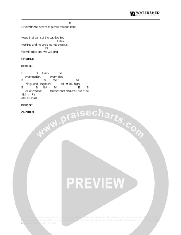 Let It Begin Chords & Lyrics (Pursue Worship)