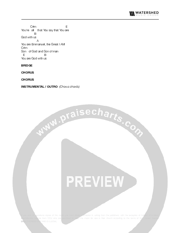 God With Us Chords & Lyrics (Pursue Worship)