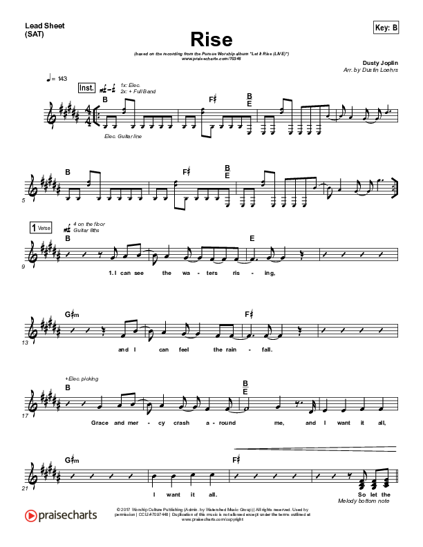 Rise Lead (SAT) (Pursue Worship)