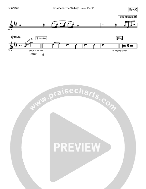 Singing In The Victory Clarinet (Austin Stone Worship)