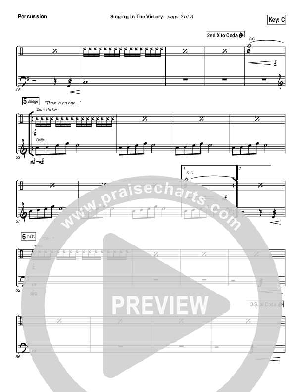 Singing In The Victory Percussion (Austin Stone Worship)