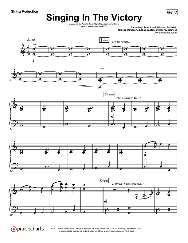 Singing In The Victory Synth Strings (Austin Stone Worship)