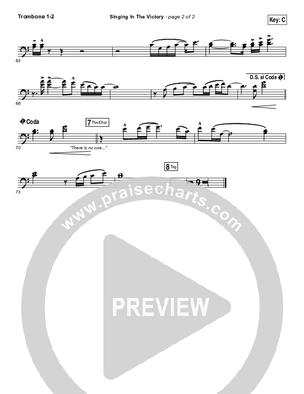 Singing In The Victory Trombone 1/2 (Austin Stone Worship)