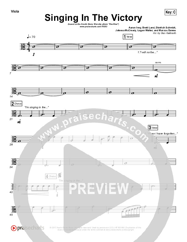 Singing In The Victory Viola (Austin Stone Worship)