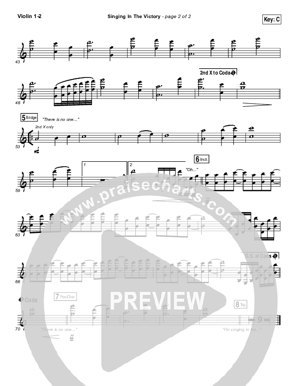 Singing In The Victory Violin 1/2 (Austin Stone Worship)