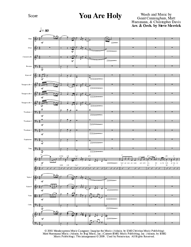 You Are Holy Orchestration (The Martins)