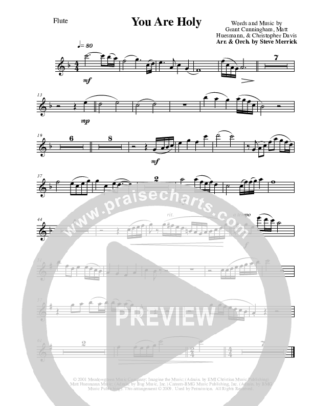 You Are Holy Flute (The Martins)