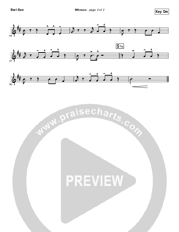 Witness Bari Sax (Jordan Feliz)