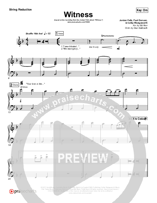 Witness String Pack (Jordan Feliz)