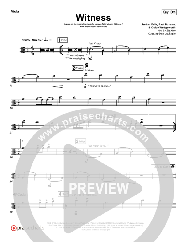 Witness Viola (Jordan Feliz)