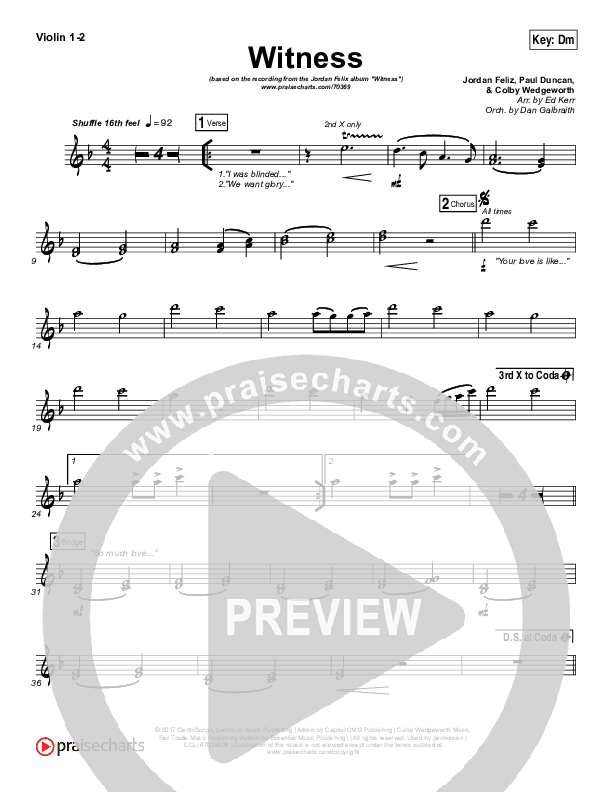 Witness String Pack (Jordan Feliz)