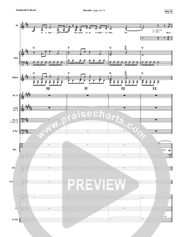 Messiah Conductor's Score (Francesca Battistelli)