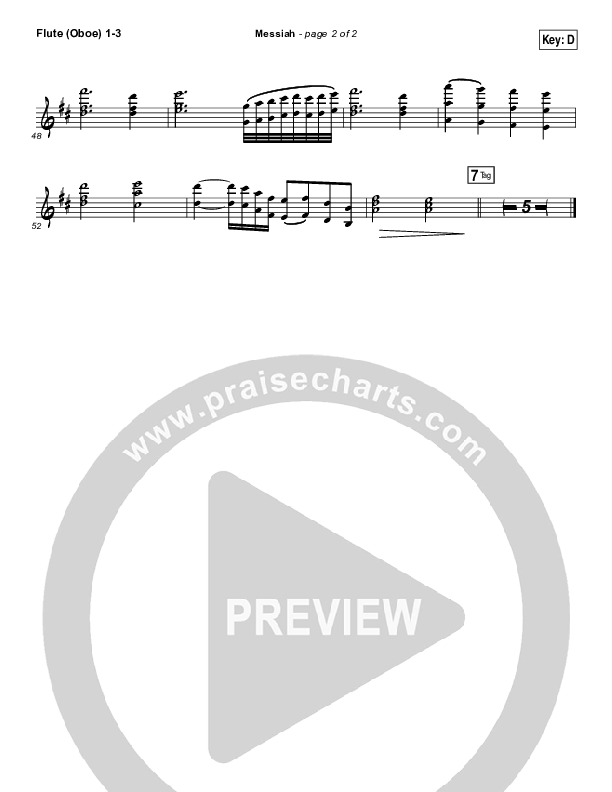 Messiah Flute/Oboe 1/2/3 (Francesca Battistelli)