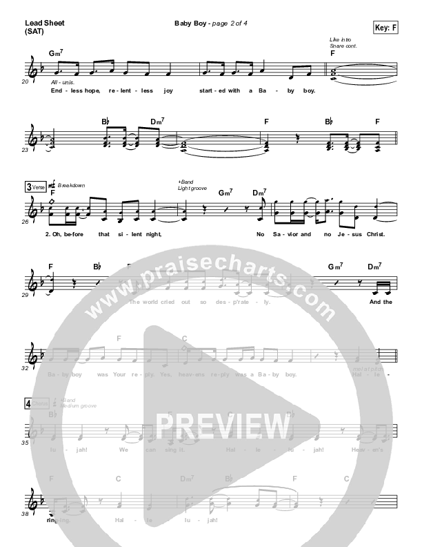 Baby Boy Lead (SAT) (for KING & COUNTRY)