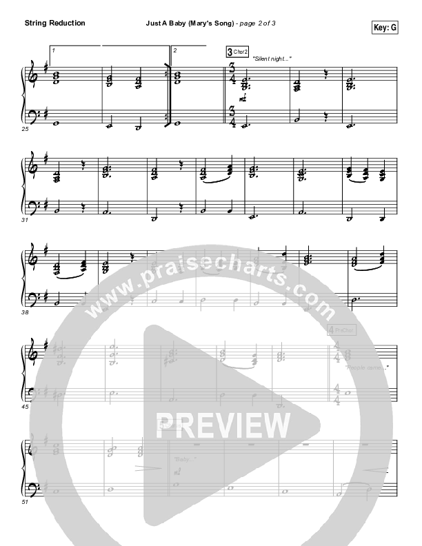 Just A Baby (Mary's Song) Synth Strings (Mallary Hope)