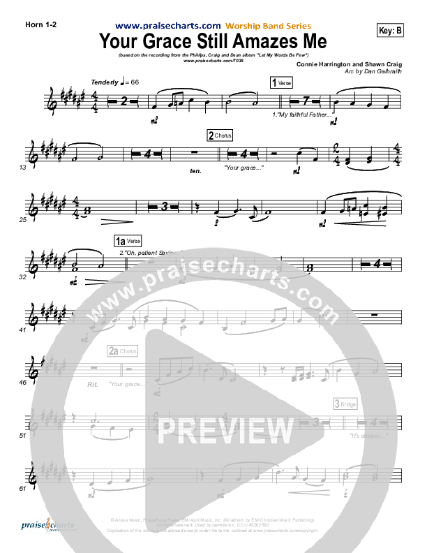 Your Grace Still Amazes Me Brass Pack (Phillips Craig & Dean)