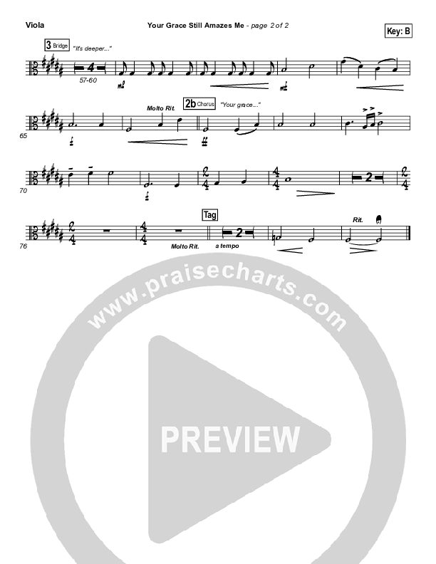 Your Grace Still Amazes Me Viola (Phillips Craig & Dean)