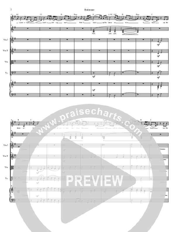 Redeemer Conductor's Score (Nicole C. Mullen)
