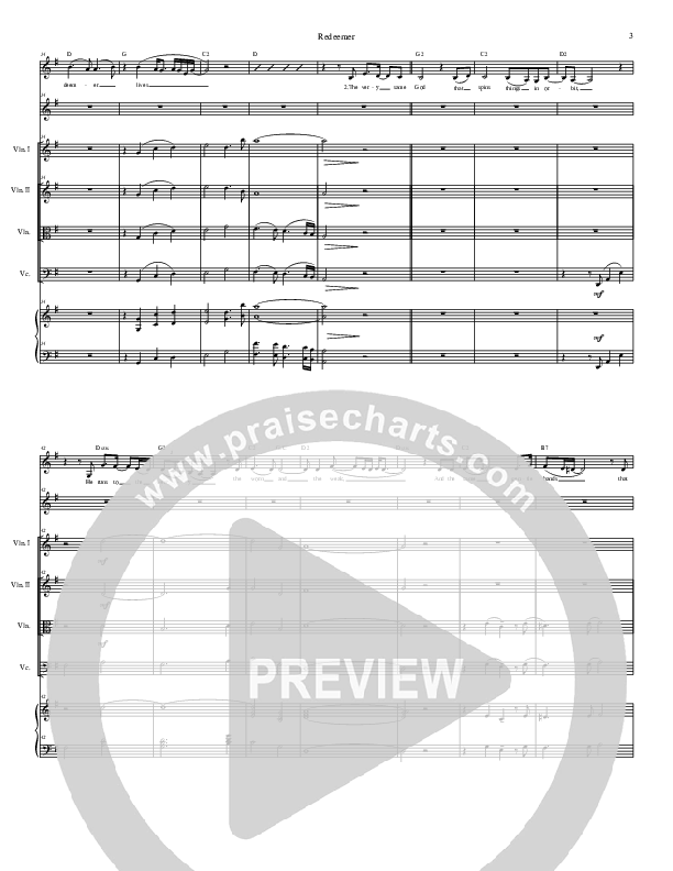 Redeemer Conductor's Score (Nicole C. Mullen)