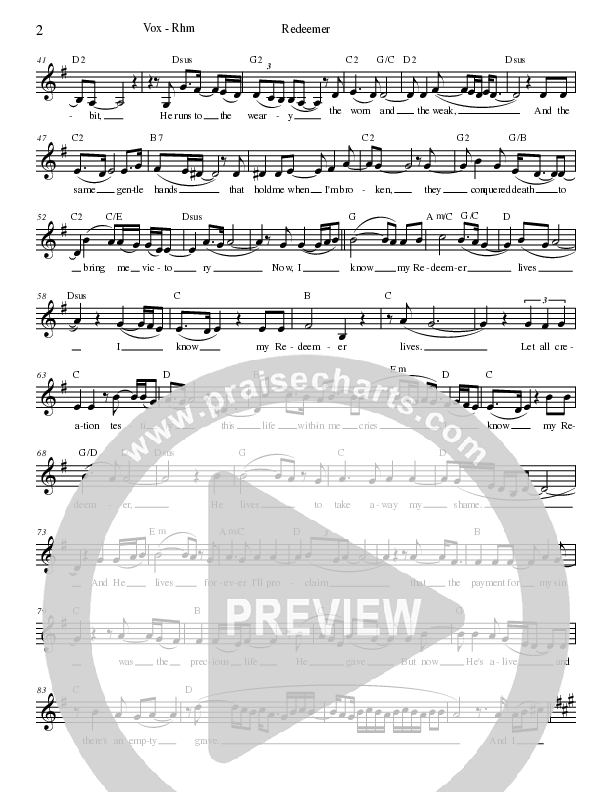 Redeemer Rhythm/Vocal (Nicole C. Mullen)