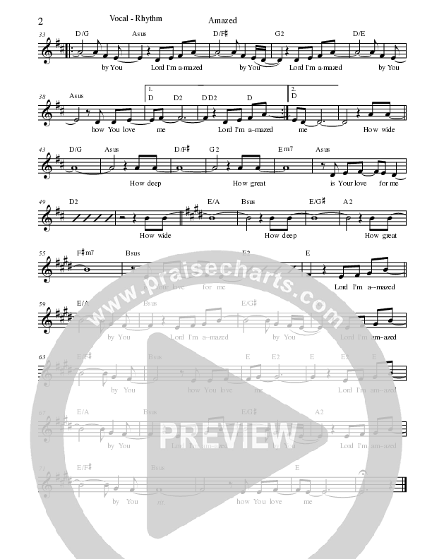 Amazed Rhythm/Vocal (Travis Cottrell)