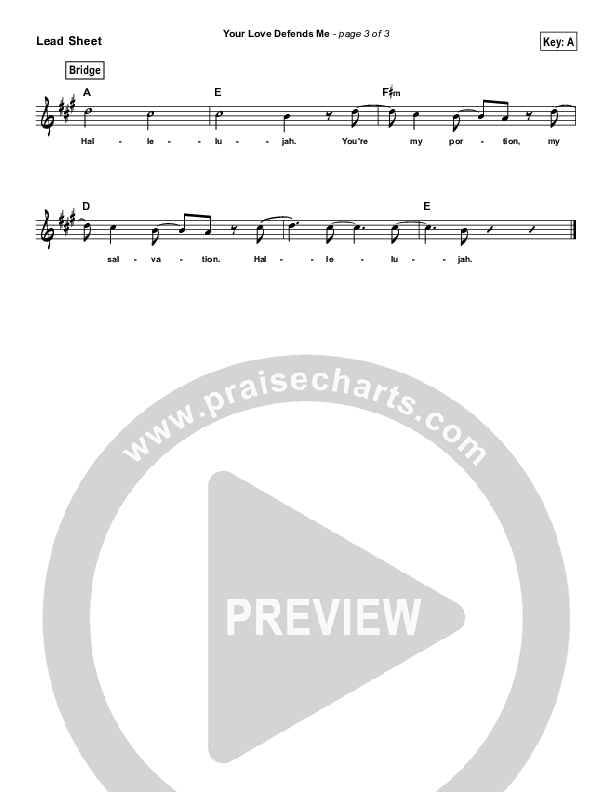 Your Love Defends Me Sheet Music - 2 Arrangements Available Instantly -  Musicnotes