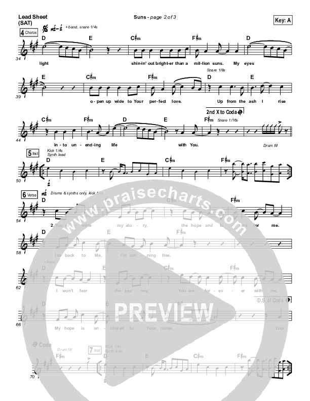 Suns Lead & Piano (C3 Live)