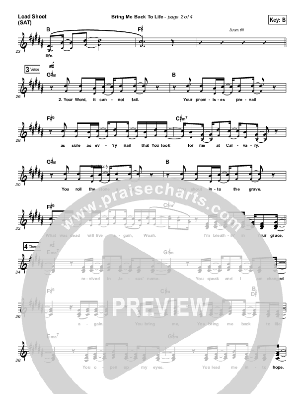 Bring Me Back To Life Lead (SAT) (C3 Live)