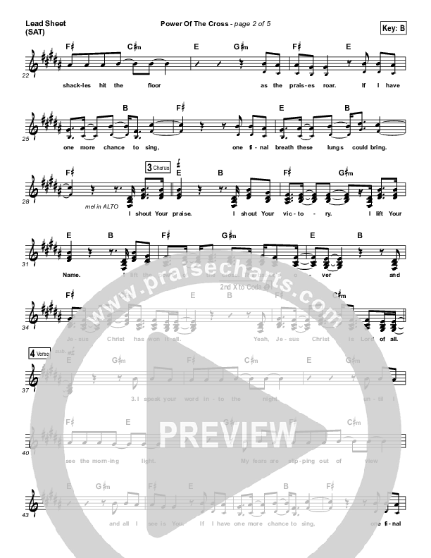 Power Of The Cross Lead (SAT) (C3 Live)