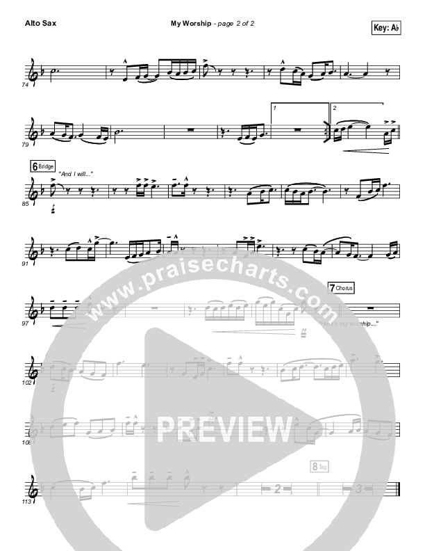 My Worship Alto Sax (Phil Thompson)