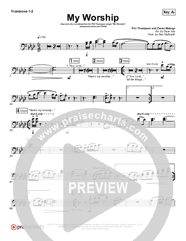 My Worship Trombone 1/2 (Phil Thompson)