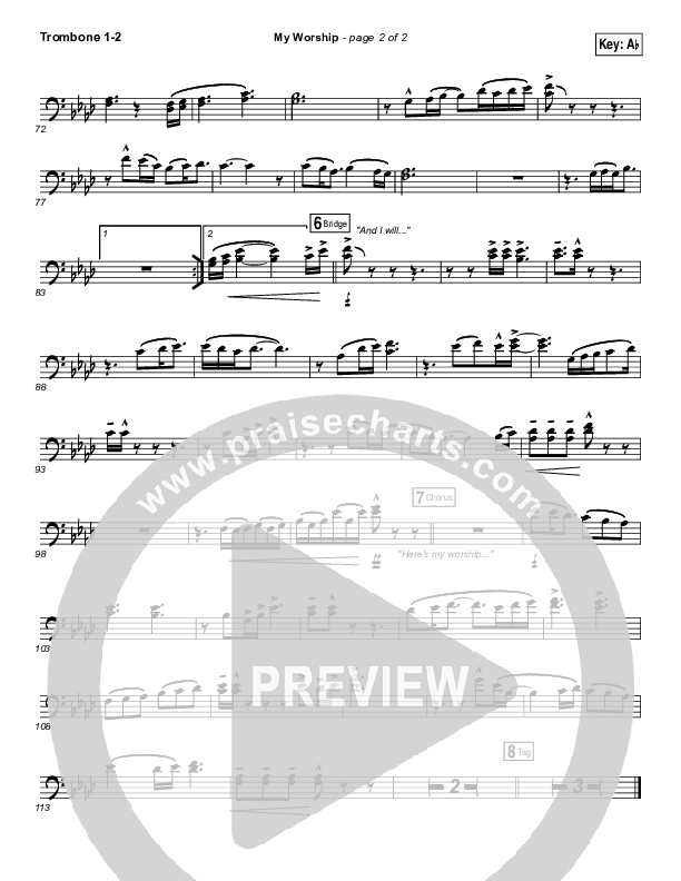 My Worship Trombone 1/2 (Phil Thompson)