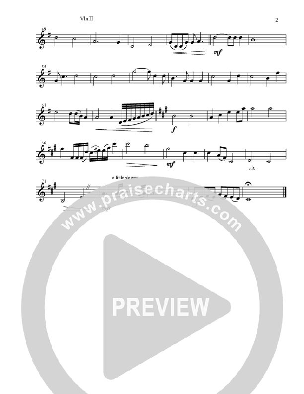 Oh I Want to Know You More Violin 2 (Steve Green)