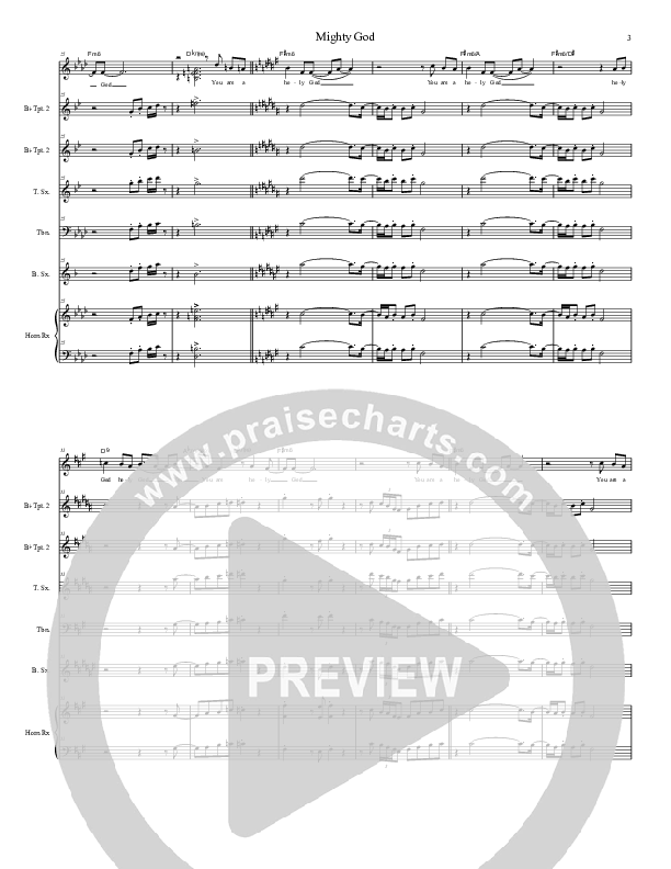 Mighty God Conductor's Score (Promise Keepers)