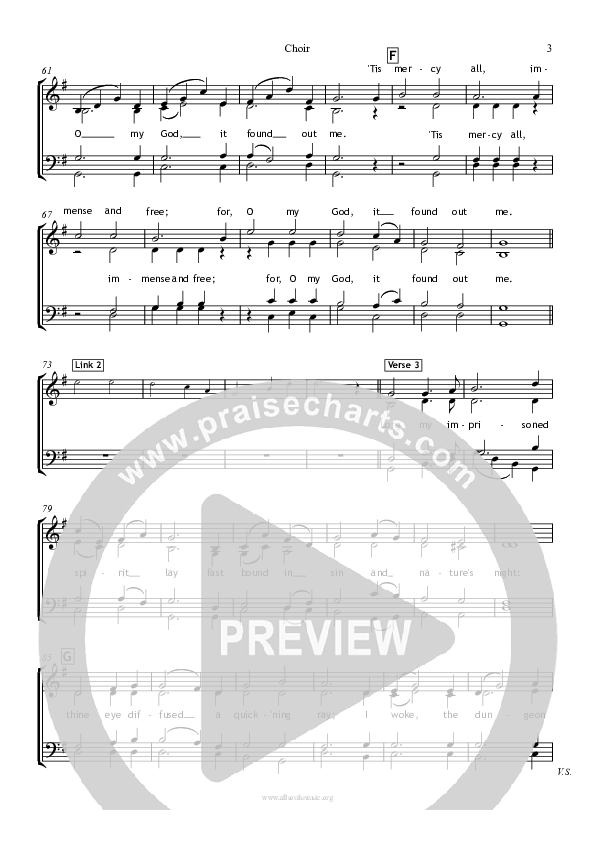 And Can It Be Choir Sheet (All Souls Music)