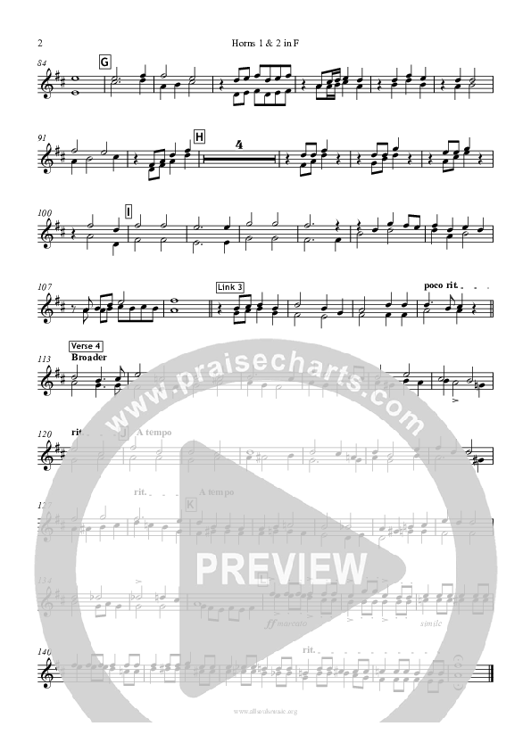 And Can It Be French Horn 1/2 (All Souls Music)