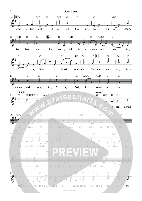 And Can It Be Lead Sheet (All Souls Music)