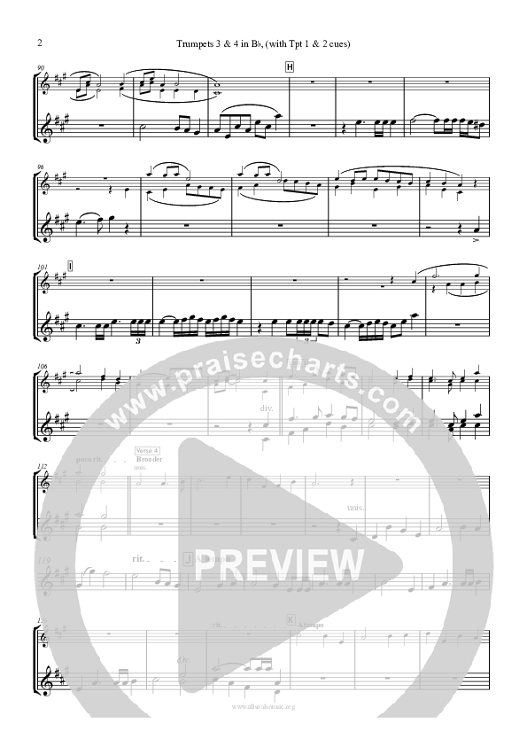 And Can It Be Trumpet 3/4 (All Souls Music)