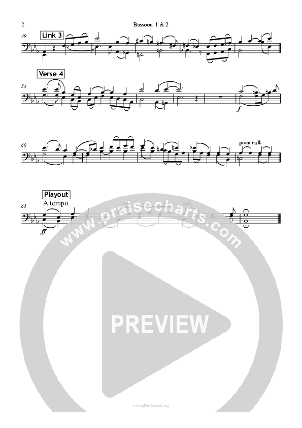 Dear Lord And Father Of Mankind Bassoon 1/2 (All Souls Music)