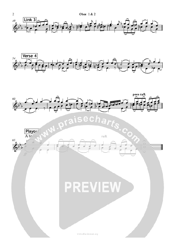 Dear Lord And Father Of Mankind Oboe 1/2 (All Souls Music)