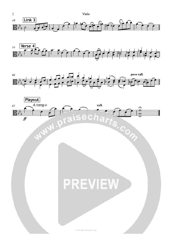 Dear Lord And Father Of Mankind Viola (All Souls Music)