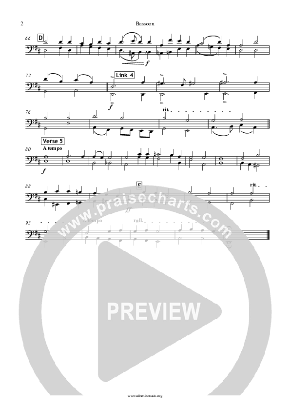 Jesus The Name High Over All Bassoon (All Souls Music)